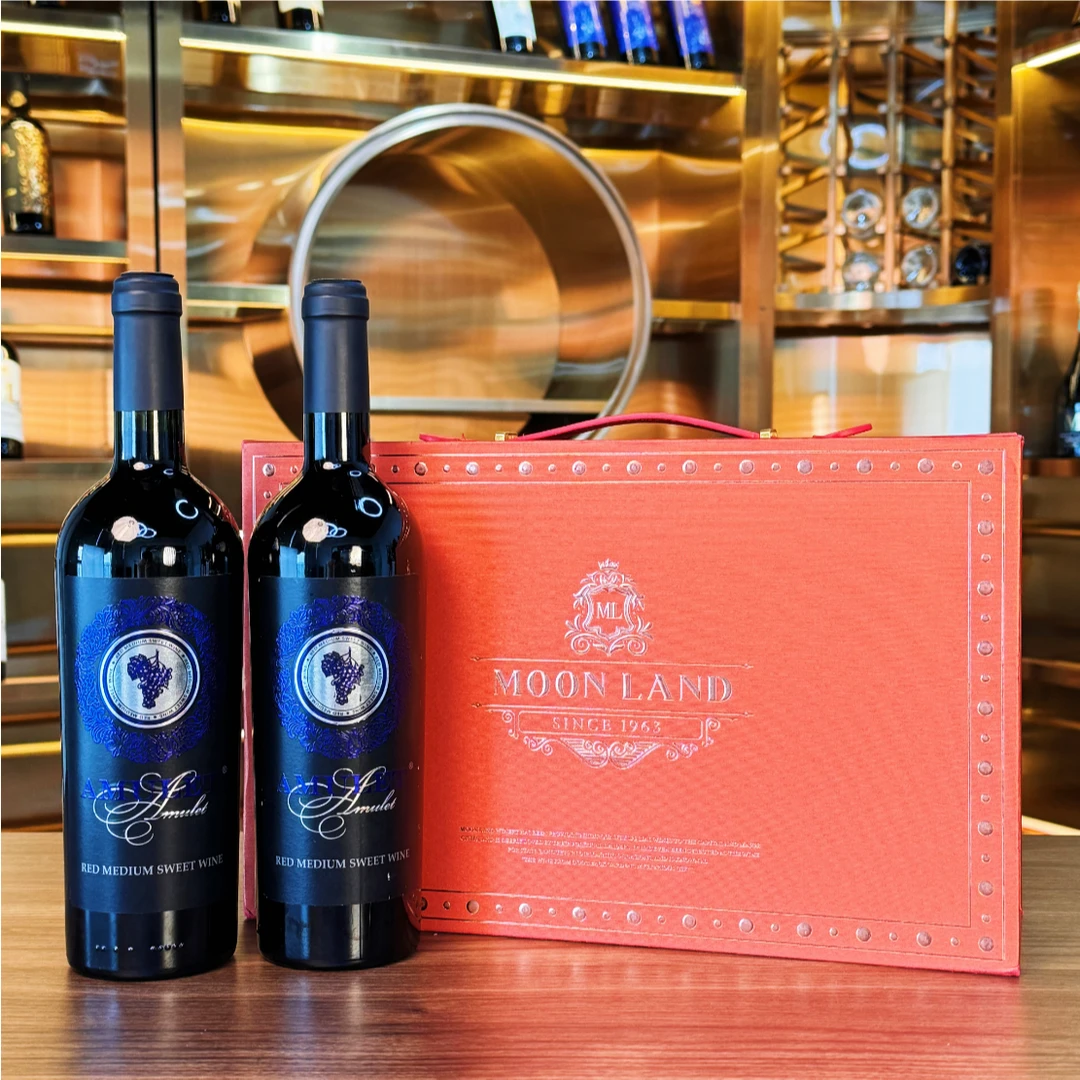 【 九月的酒】木莱特 自由女神半甜红葡萄酒750ml*2瓶礼盒装