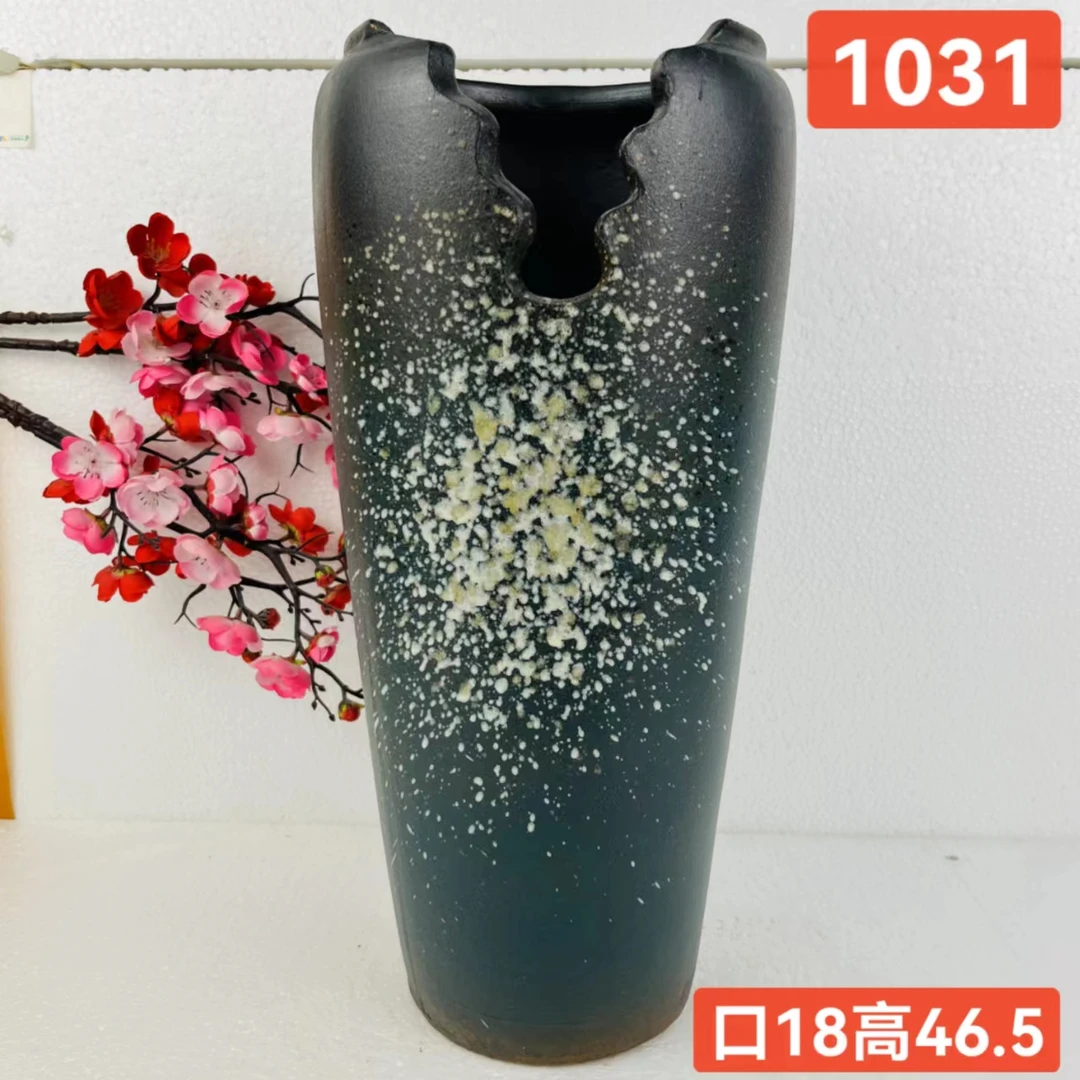 1031超大窝口缺口—大法师大紫乐大悬崖桩多肉花盆粗陶绿植复古