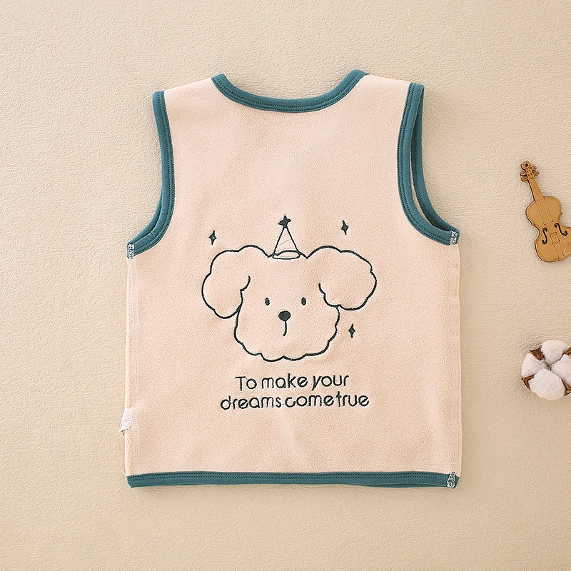 【背心】儿童秋季无骨双面奥粒绒马甲中小男女宝时尚百搭