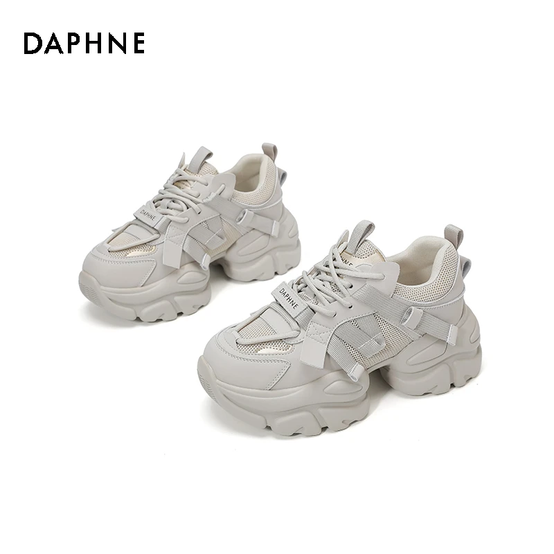 Daphne/达芙妮老爹鞋女ins潮2025夏季新款时尚百搭厚底运动休闲鞋