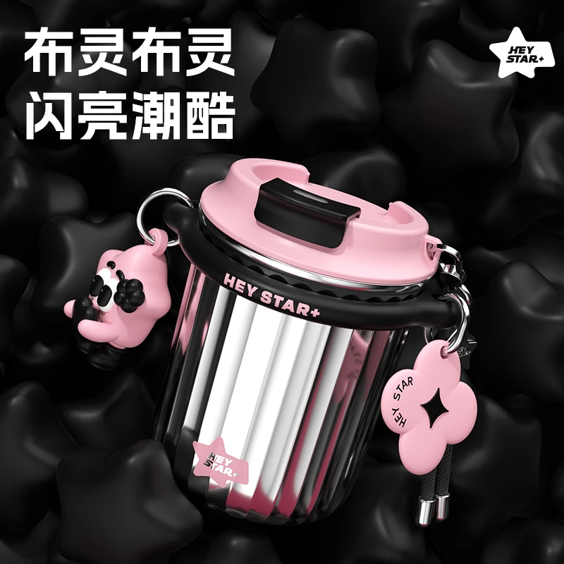 潮玩316不锈钢高颜值直饮保温杯情侣男女生手提随行咖啡水杯便携