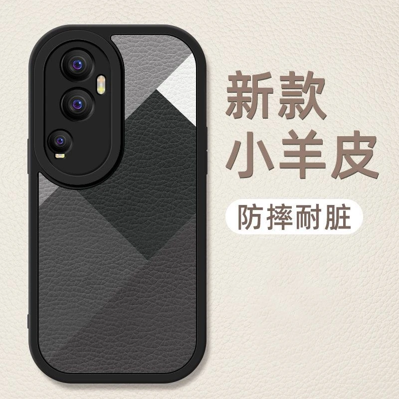 适用OPPOreno10手机壳Reno10pro小羊皮硅胶防摔10pro+潮牌男款软