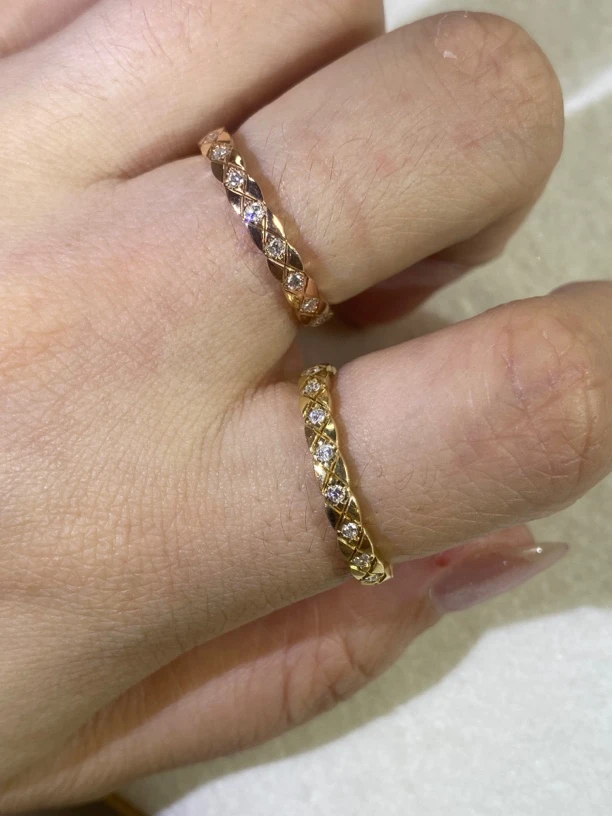 重金版18k金窄版钻石戒指（多样性发货只发一件）