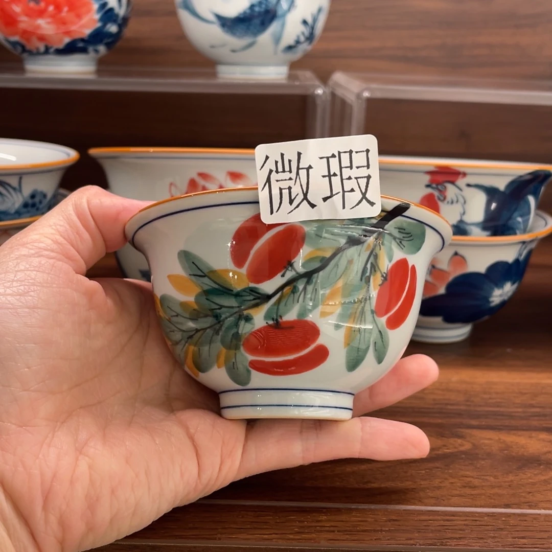 微瑕釉下彩纯手绘
