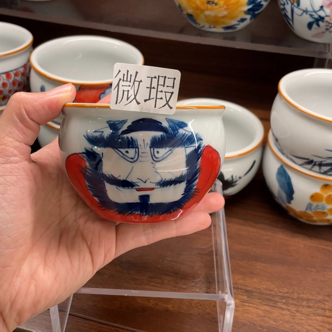微瑕釉下彩纯手绘