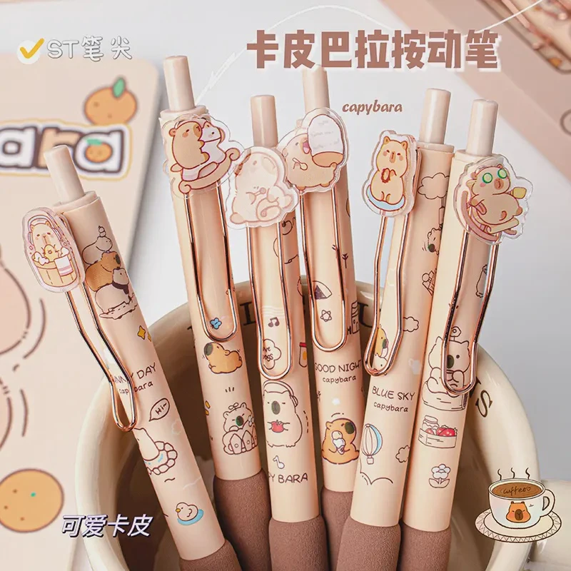 卡皮巴拉新款海绵护套颜值ST速干黑科技舒适学生考试必备刷题神器