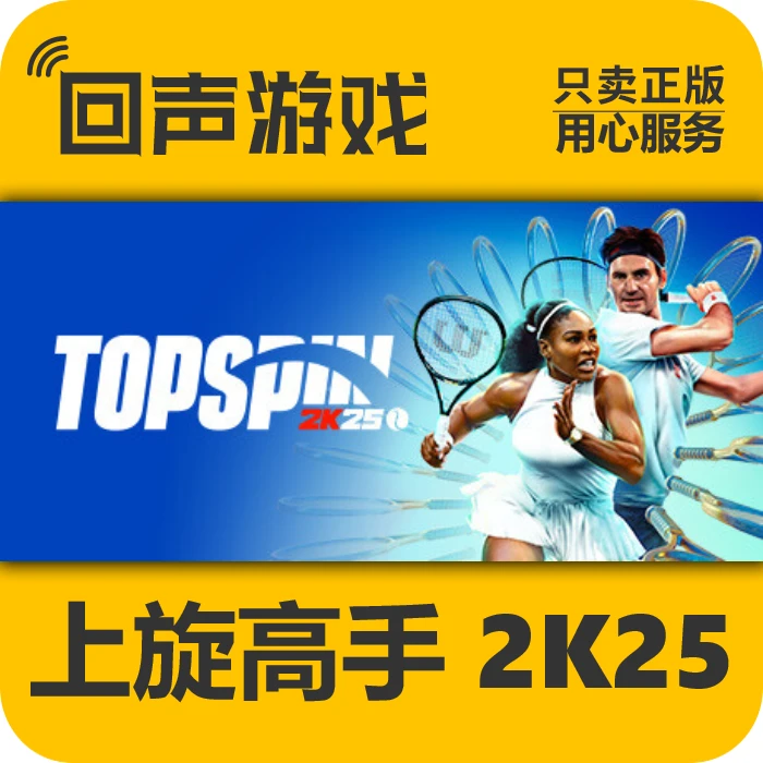 上旋高手2K25 正版 国区CDK 激活码 TopSpin 2K25电脑游戏 key