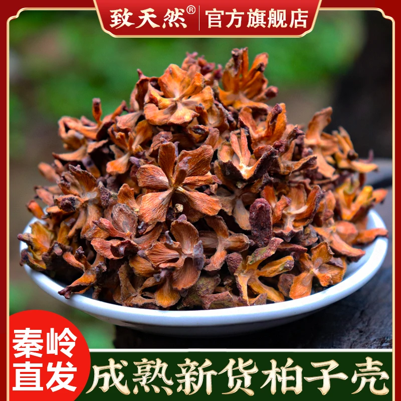 致天然柏子壳秦岭野生新货柏籽壳枕头熏桃胶柏子树壳原产地自然