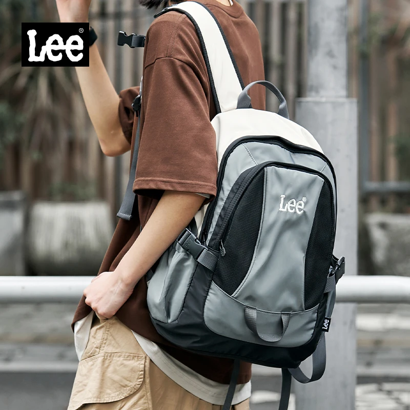 Lee轻便登山双肩包女背包学生小型休闲男旅游包户外小号健身新款