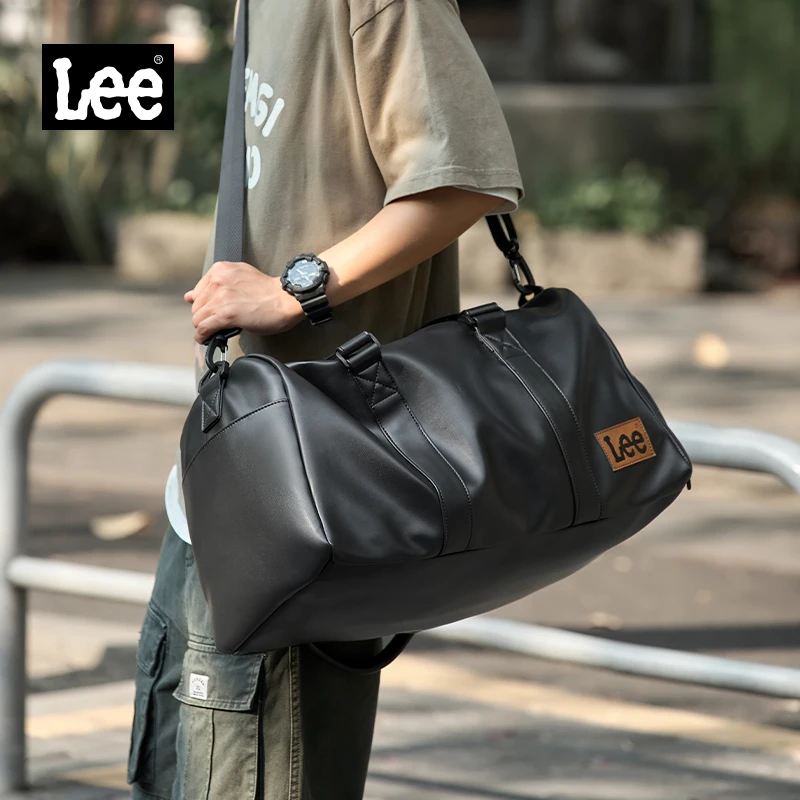 Lee情侣出行干湿分离多功能健身包男士休闲出游旅行包单肩斜包女