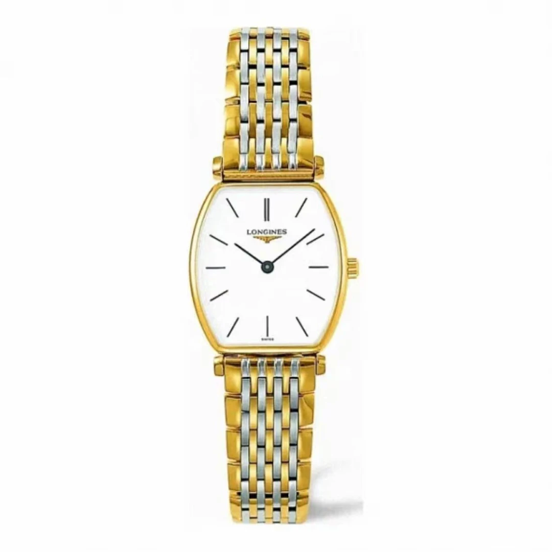 99新 Longines/浪琴 优雅L4.205.2.12.7 石英不锈钢/PVD镀层 28mm