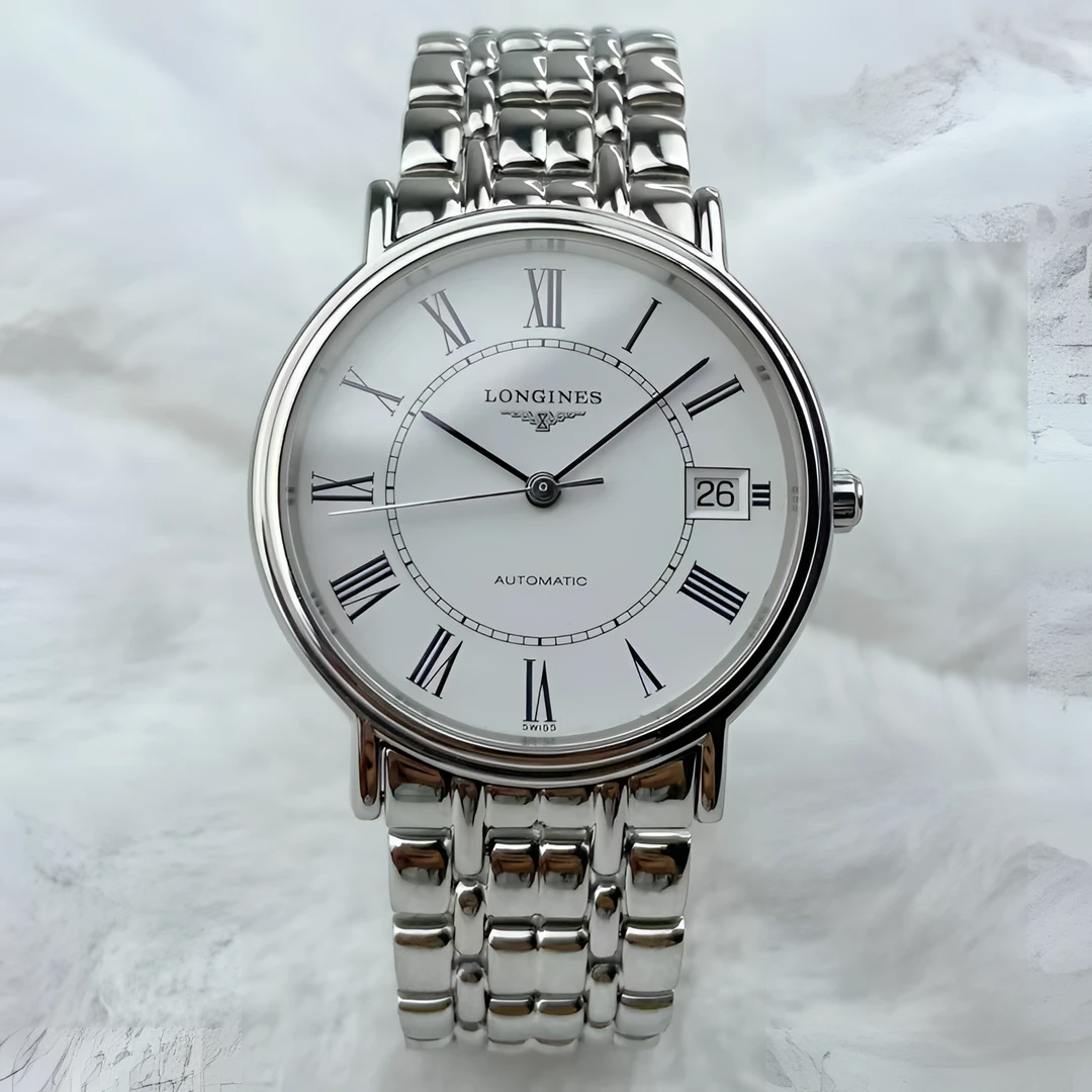 99新 Longines/浪琴 时尚系列/浪琴/白盘自动机械/L4.821.4.11.6/