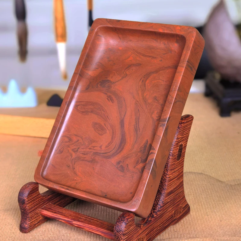 长方七寸光边砚（石末砚）-惠东存大师砚