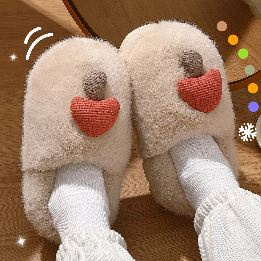 猫力蘑菇包跟棉拖鞋女款冬季2024新款家居室内保暖毛绒情侣棉鞋男