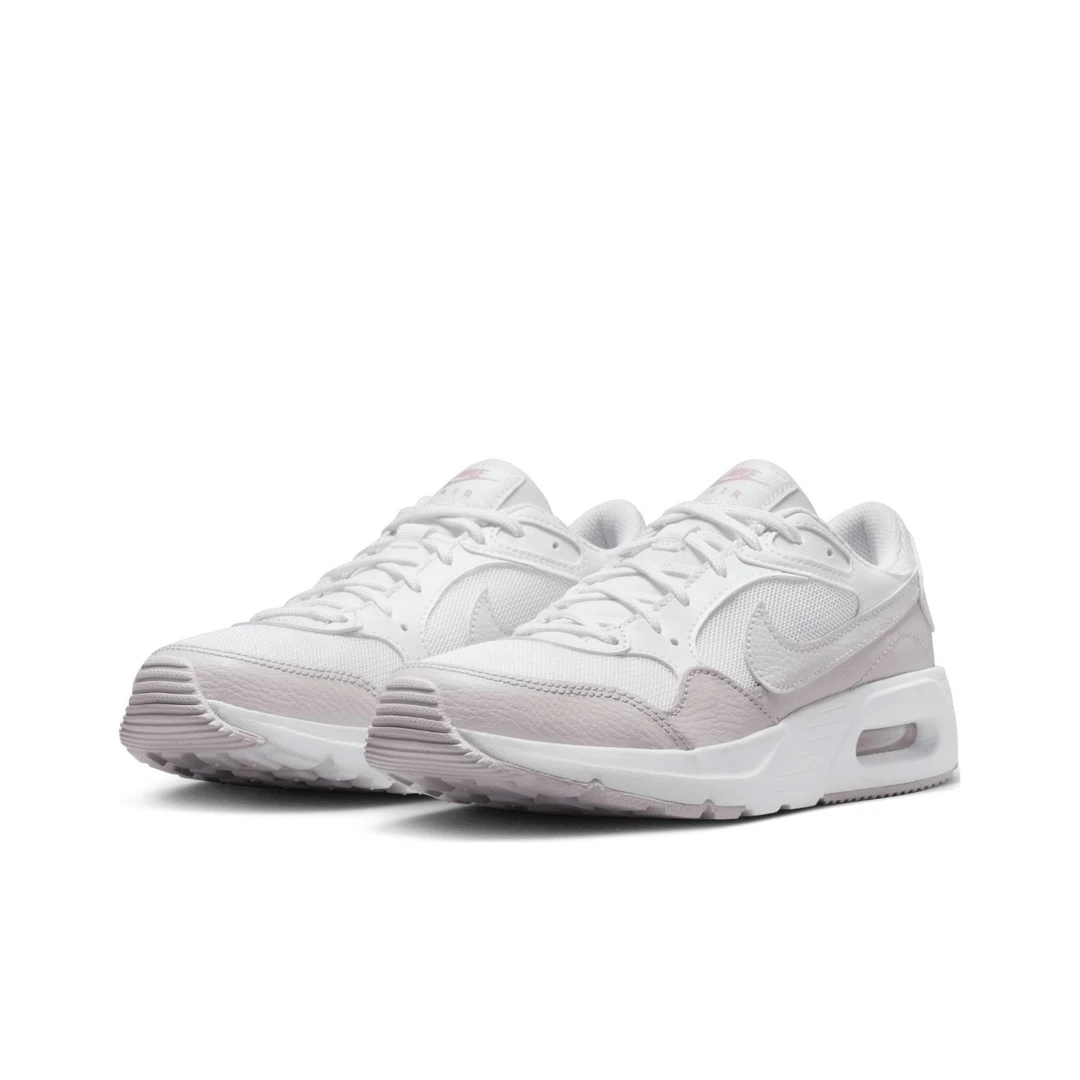 Nike/耐克AirMaxSC(GS)防滑耐磨夏季低帮跑步鞋白粉色CZ5358-115