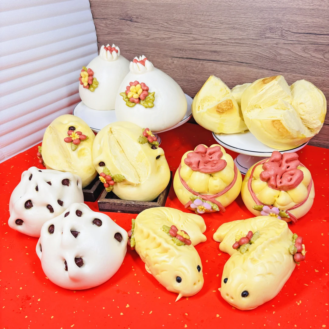 LANCHUANGBAO/岚创宝胶东非遗手作新年礼盒胶东花饽饽