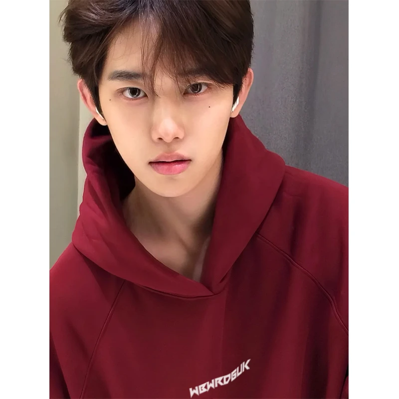 labzaa美式连帽卫衣男女秋冬季潮牌个性印花长袖外套宽松休闲上衣