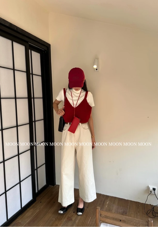 韩系通勤简约小个子九分裤高腰显瘦遮胯高品质舒适质感休闲裤