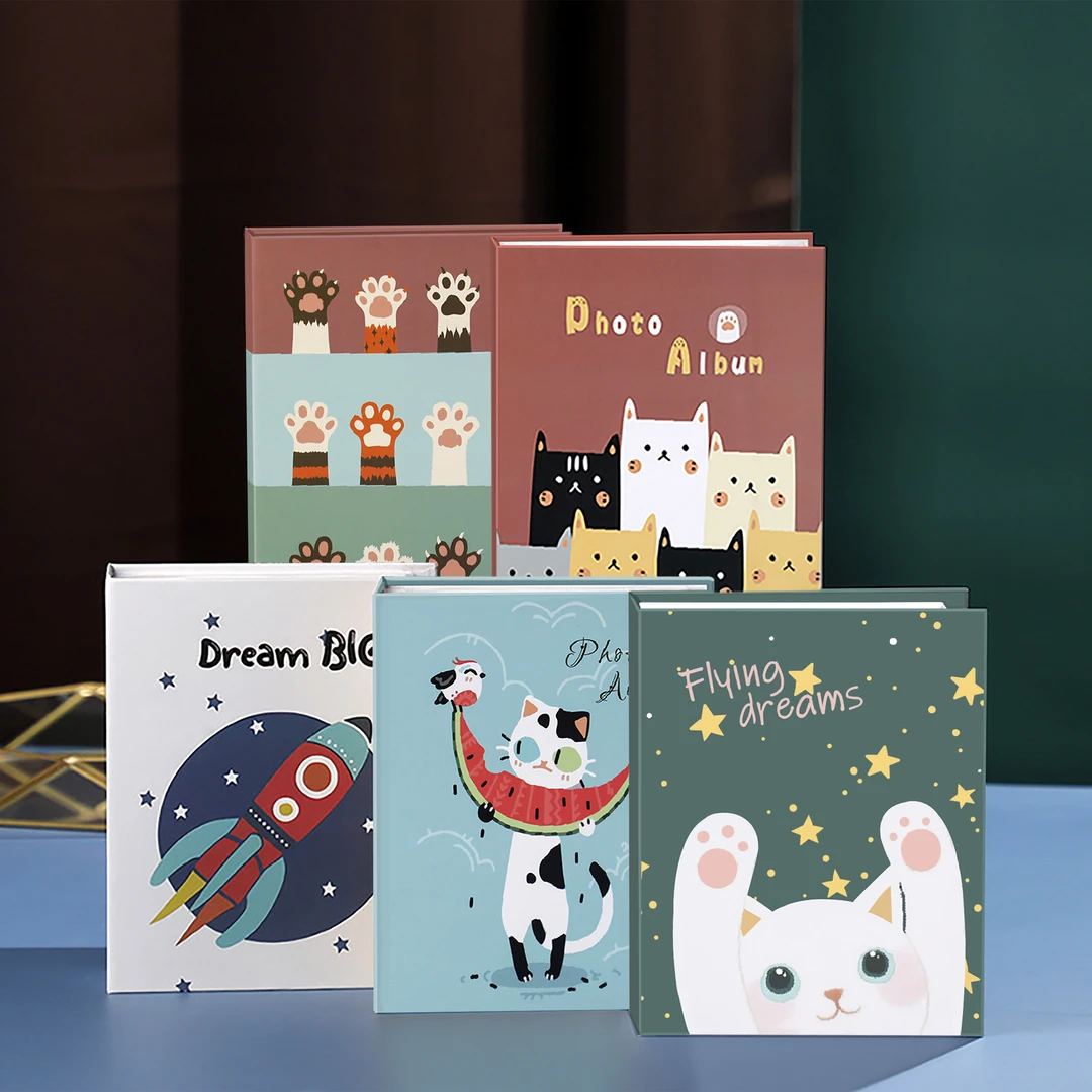 插页卡通相册本家庭纪念宝宝照片纪念5寸6寸大容量100张200张