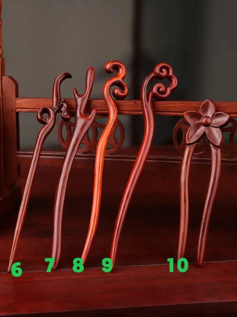 小叶紫檀发簪图集下单备注号码