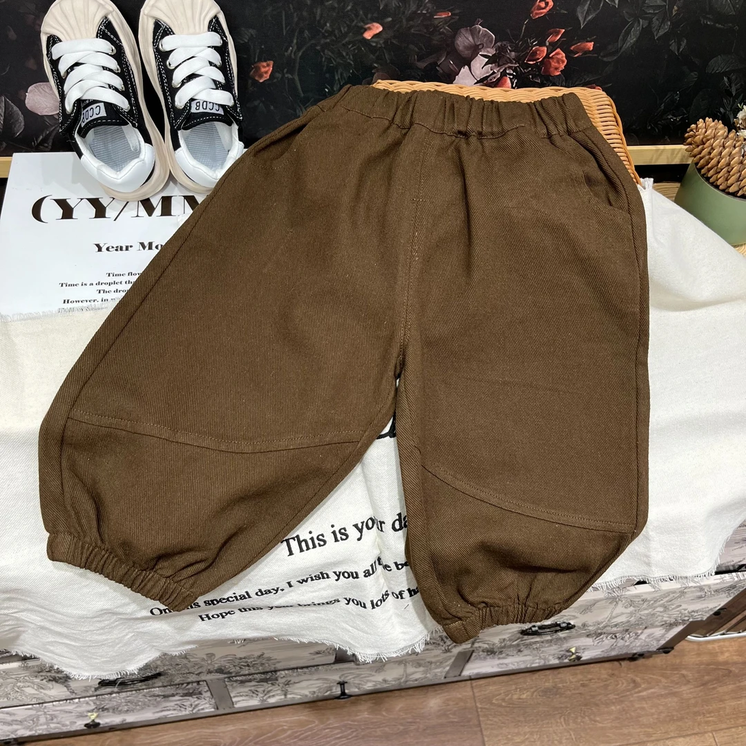 儿童秋季新款百搭时尚休闲韩版中小童秋款裤子24563