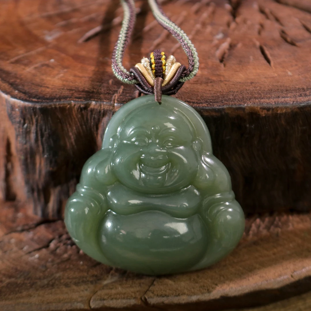 凰一品 和田玉湖水绿佛公