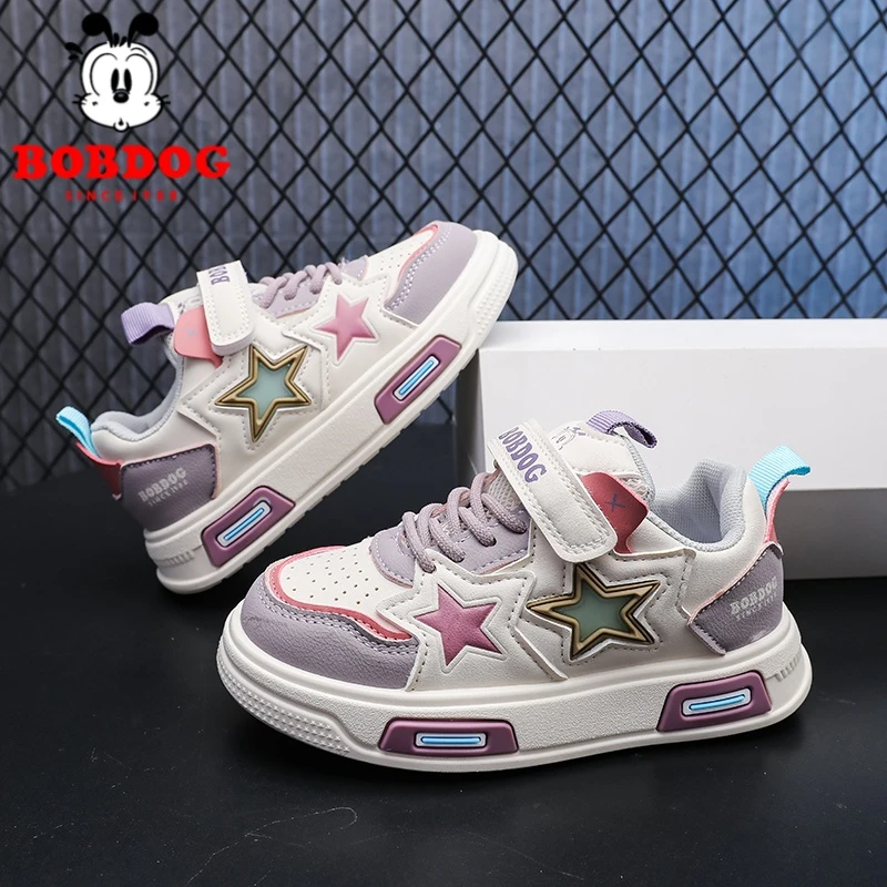 2024巴布豆新款秋季童鞋男女童运动板鞋防水透气超轻儿童运动鞋