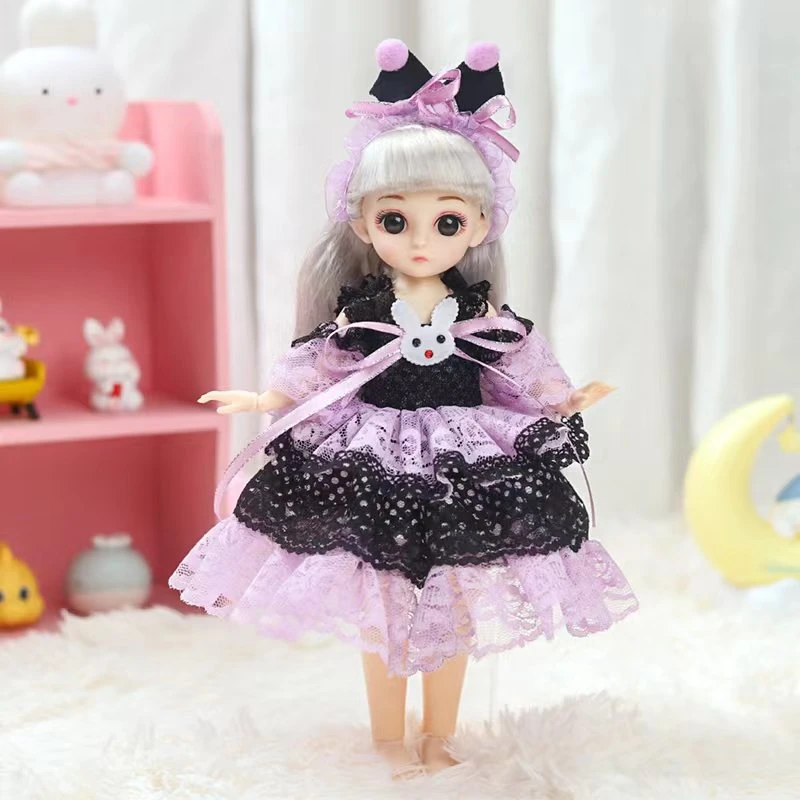 32厘米洋娃娃公主俈洛米女孩玩具可爱玩具仿真精致礼物