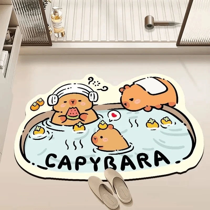 垫子垫浴室门口脚垫卡通家用吸水垫防滑地垫洗卫浴吸水防滑垫