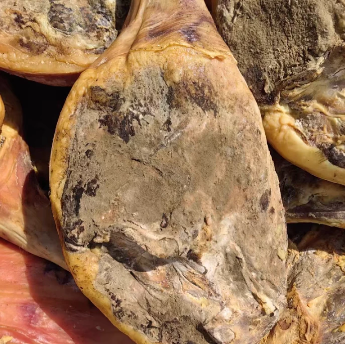 和美火腿毛腿精修云南特产宣威火腿现场秤一物一拍毛腿发货