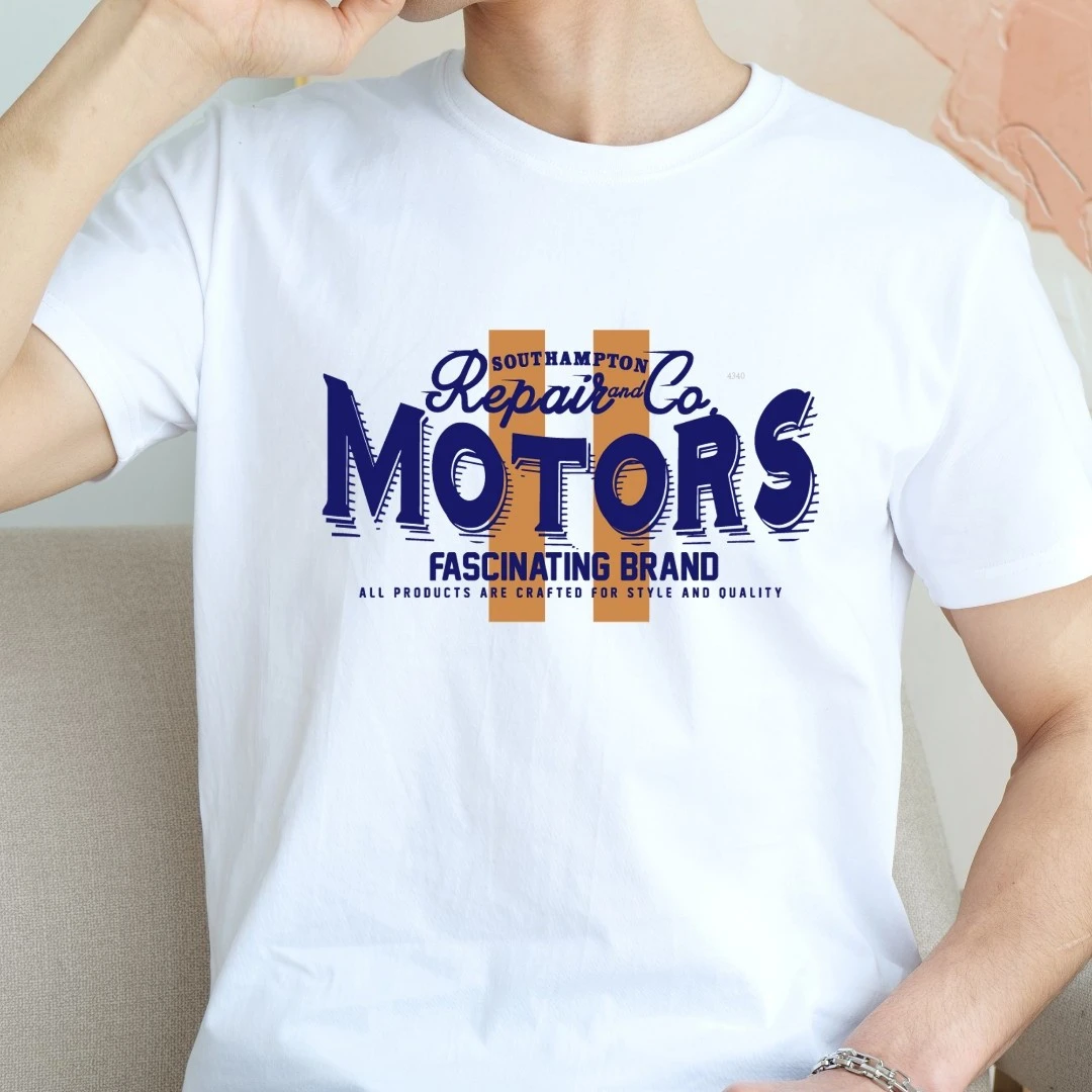 睿欣竹【6个颜色可选】短袖T恤夏季棉短袖男士男装运动休闲印花