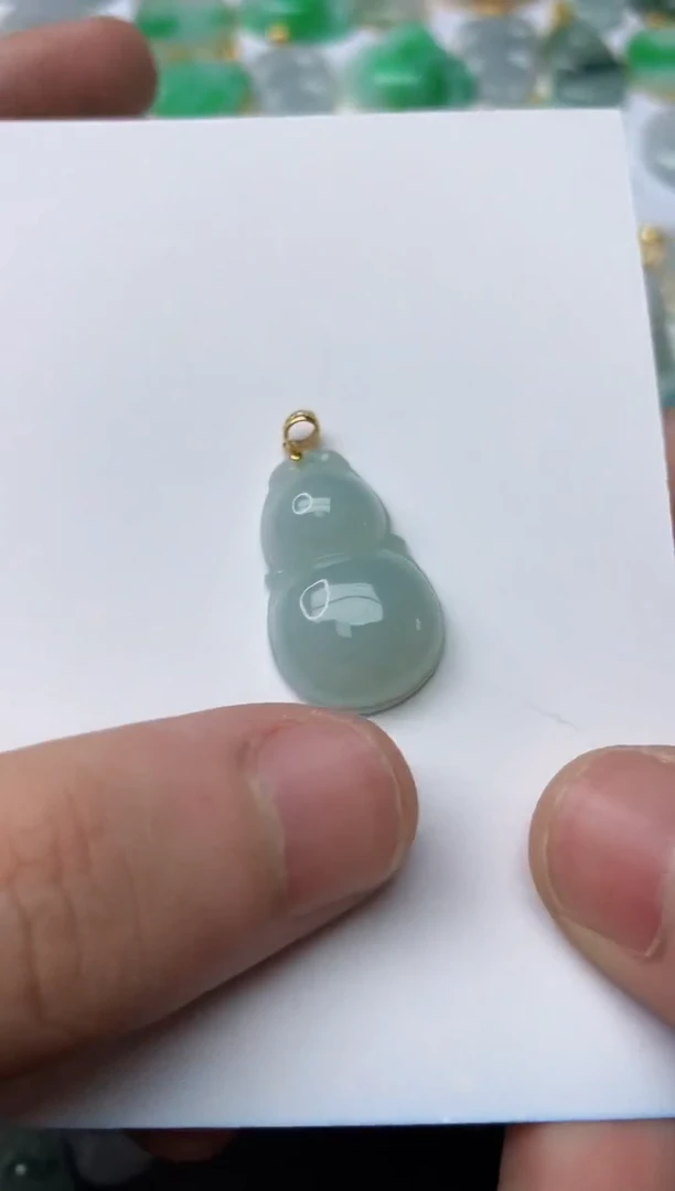 【闪购商品】翡翠颈饰18K金镶嵌1...........
