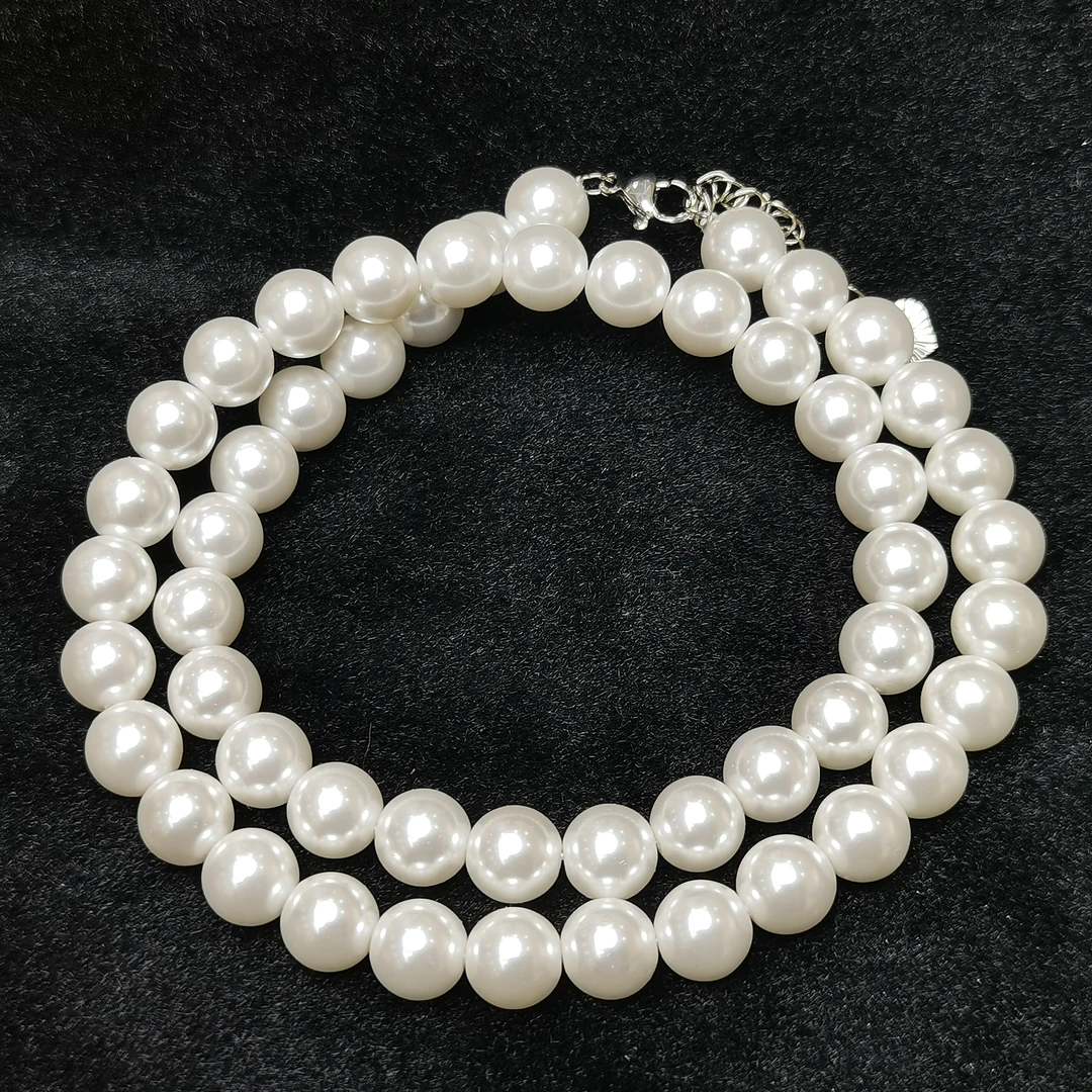 超强极光贝珠妈妈项链【多样性发其一】8mm