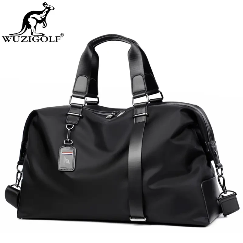 防水旅行布包男士韩版休闲短途旅行袋单肩斜挎健身女包包