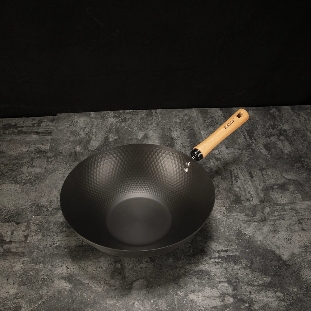 C885厨房烹饪用具不挑炉灶不粘炒锅南部极铁 32cm