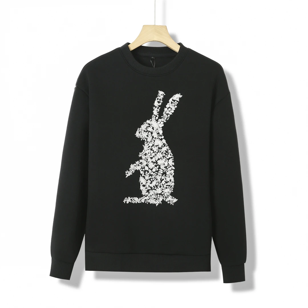 G091#XN0905款加绒加厚毛衣保暖套头穿卫衣