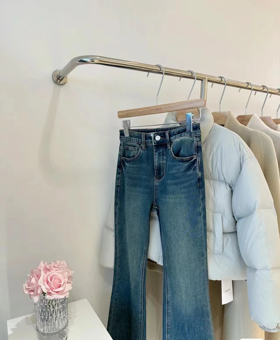【现5010号 浅蓝色牛仔裤】--姐妹服装2店