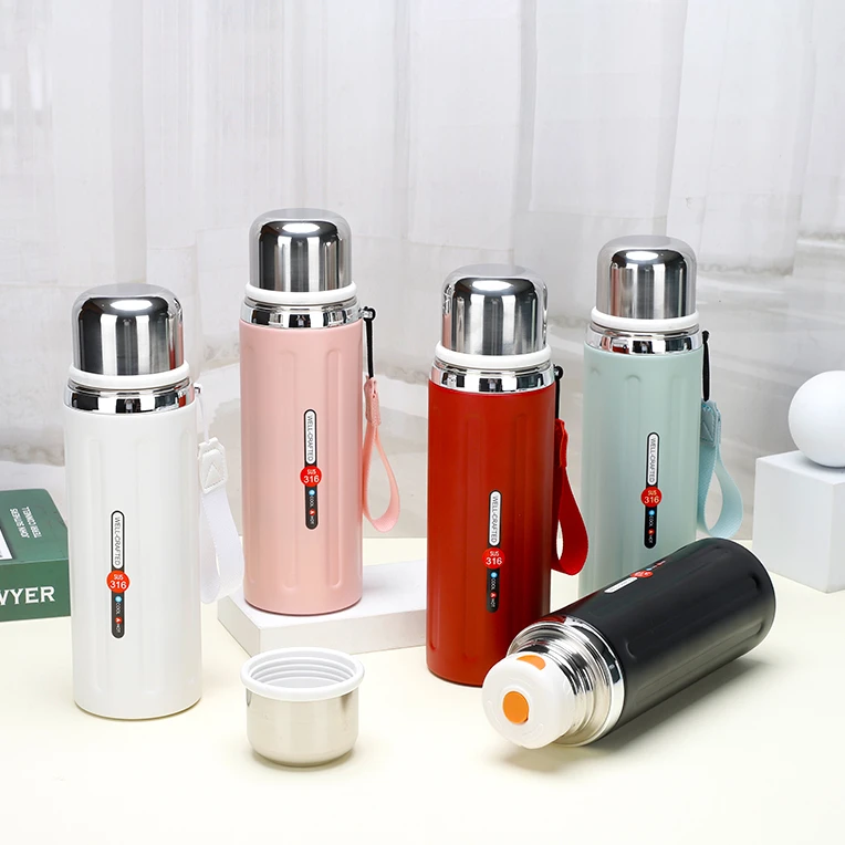 车载保温杯大容量316不锈钢男女士学生便携户外泡茶保温杯盖喝水