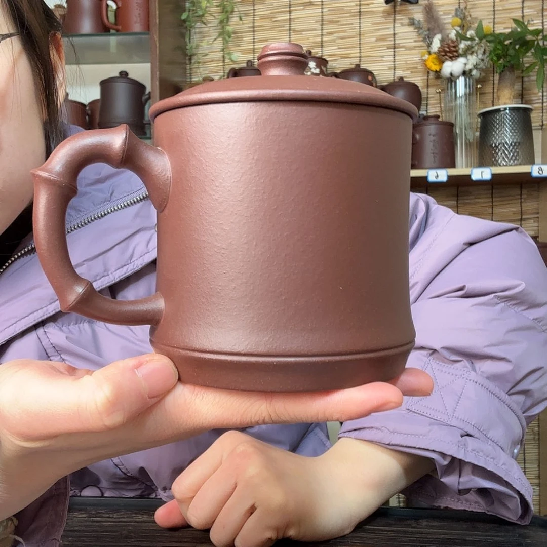 【闪购商品】紫砂茶杯大竹节40目