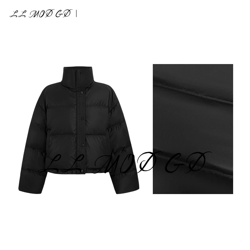LL MOD GD | 短款韩式百搭时尚白鸭绒保暖羽绒服LL-240053