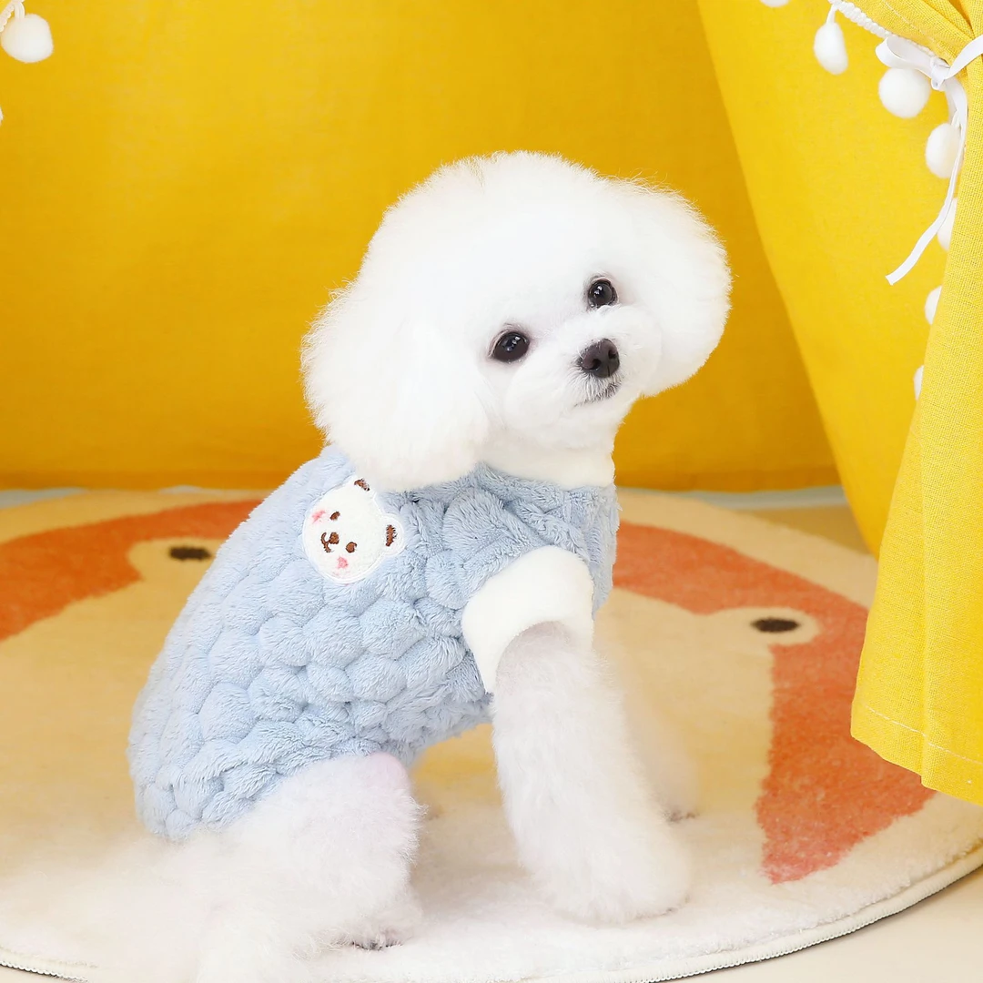 泰迪比熊小狗保暖加厚狗衣服小型犬博美宠物用品秋冬款舒适