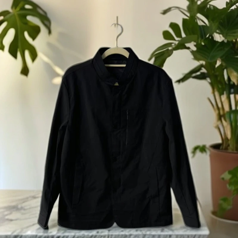 【春秋立领夹克衫】春秋简约百搭立领夹克衫外套H622