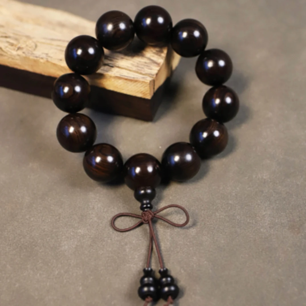 紫光檀东非黑黄檀手串