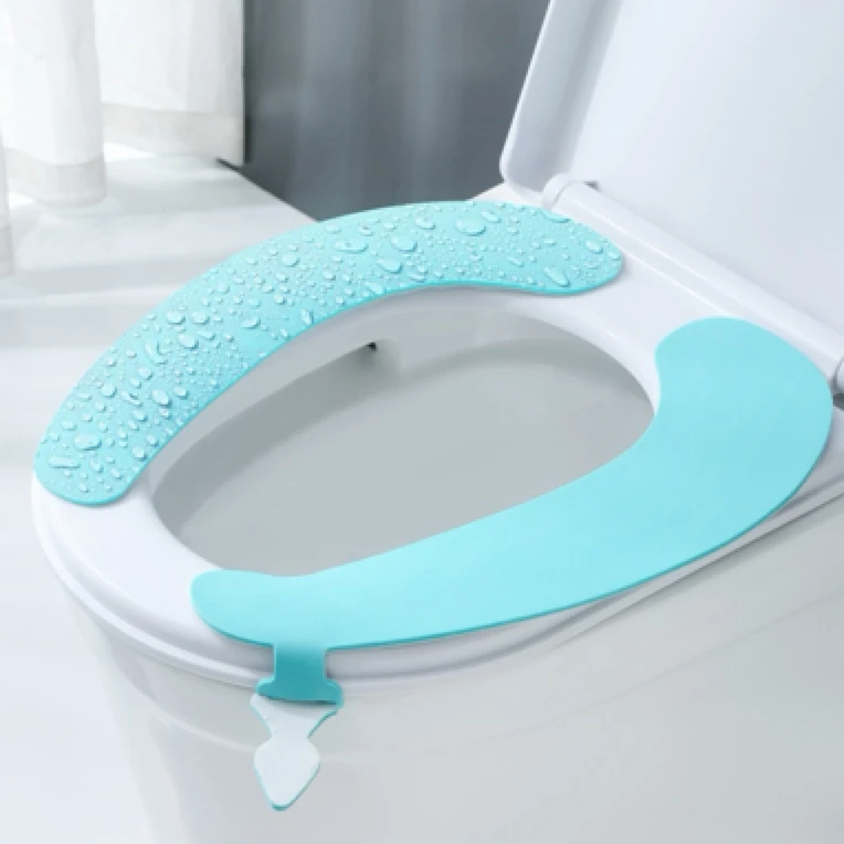 夏季防水马桶垫粘贴式手提便套圈家用防水马桶坐垫