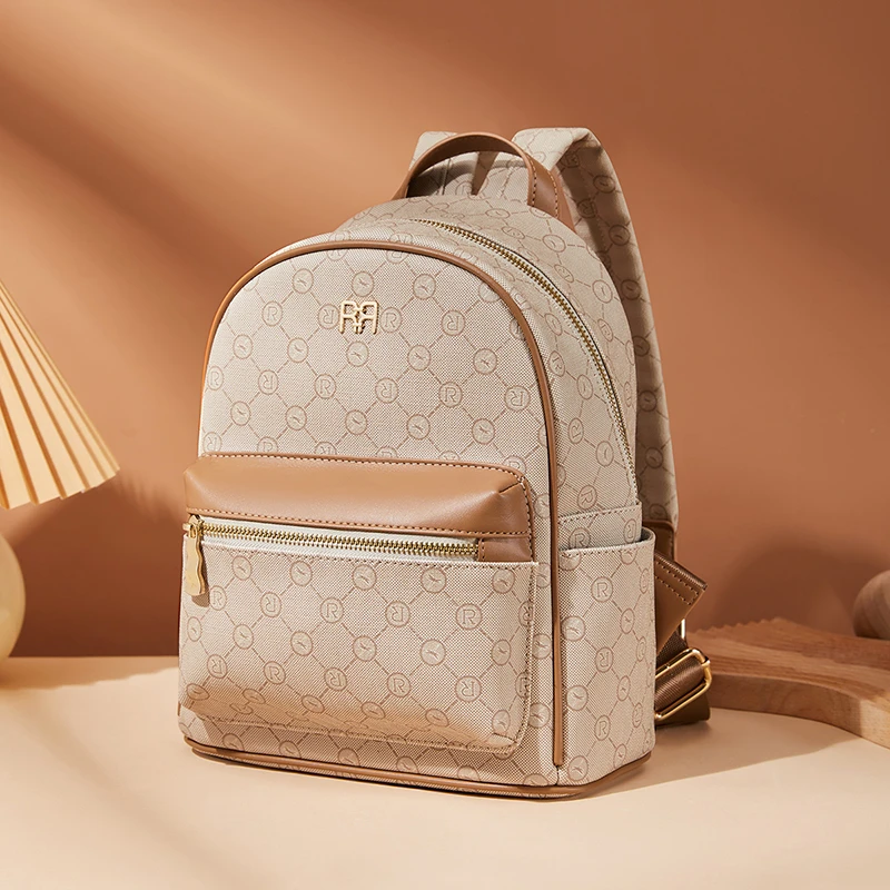 红蜻蜓女包时尚复古双肩包L