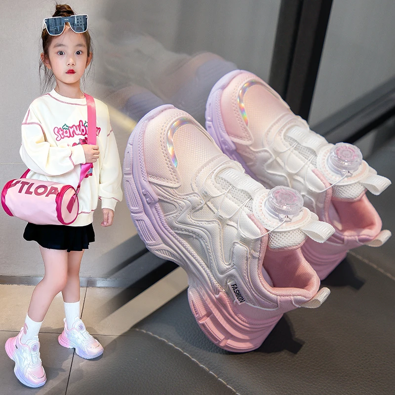 儿童鞋子2023新款秋冬男女童加棉运动鞋中大童学生休闲时尚跑步鞋