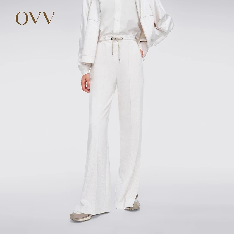 【高级运动系列】OVV春夏新款女装棉质休闲卫裤GKCAJ14012A