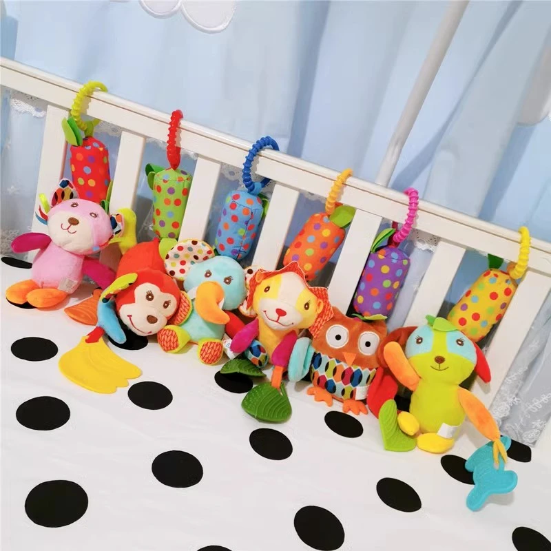 直播间专属 宝宝风铃摇铃拉震玩具 大象猴子长颈鹿 粉丝福利