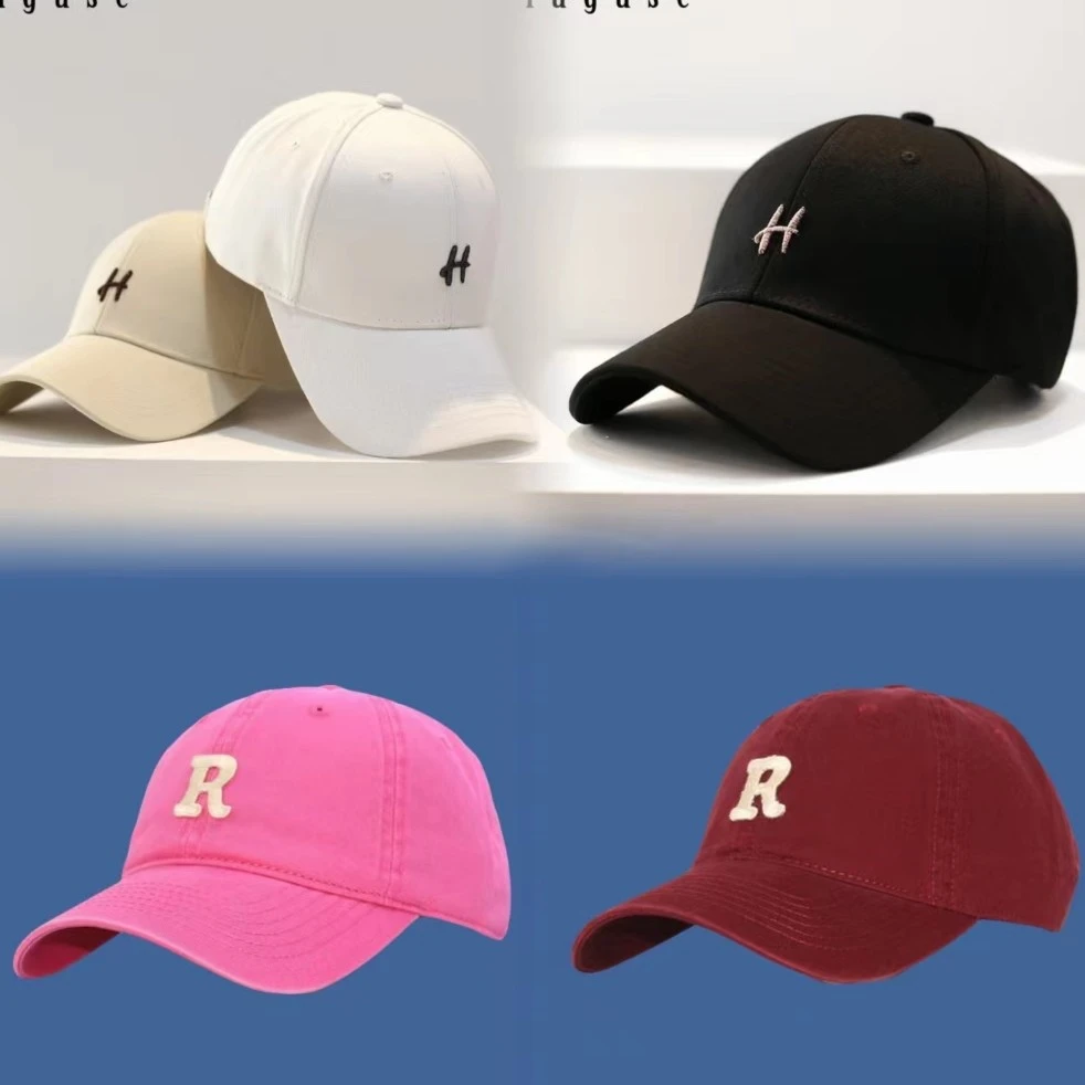 新款遮阳棒球帽子男女同款时尚韩版潮显脸小太阳帽百搭鸭舌帽