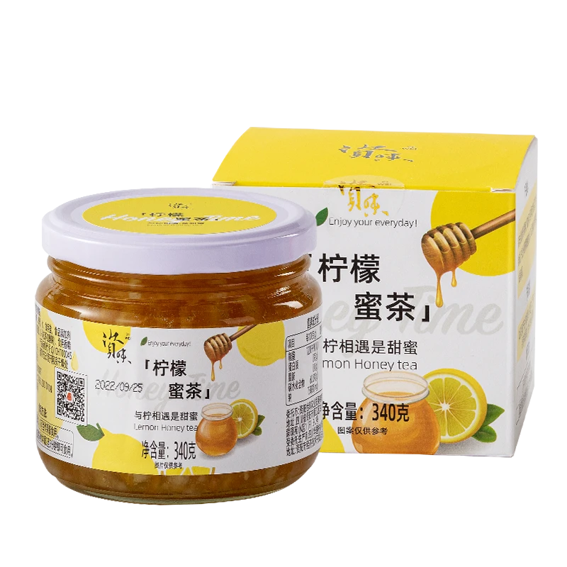 资味柠檬蜜茶 蜜炼果酱 柠檬果味冲饮装 柠檬蜜茶340g